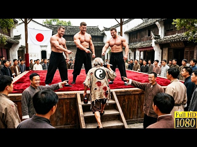 British boxing champ mocks Chinese! 80-year-old Tai Chi master KOs him instantly!