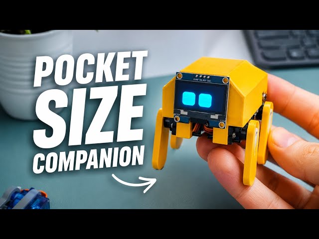 I Created a Tiny Robot Companion—Here's the Breakdown (ESP32 Open Source)