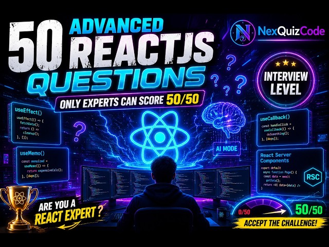The Hardest ReactJS Quiz On YouTube? Let's See If You Can... #reactjs #challenge