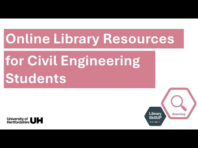 Online Library Resources for Civil Engineering Students