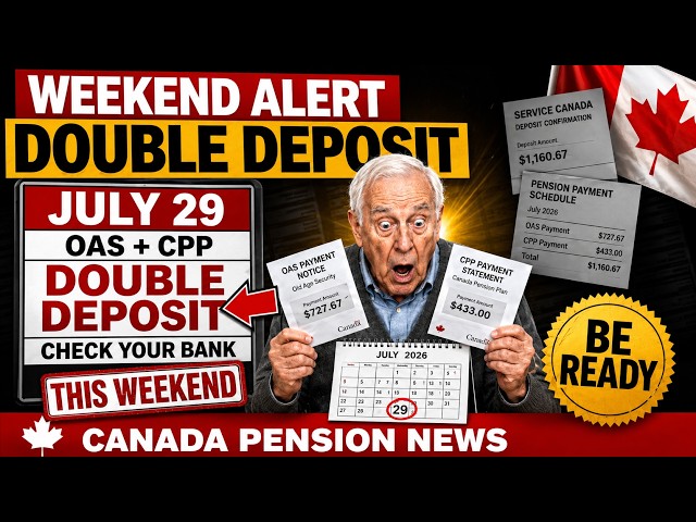 🚨 WEEKEND ALERT: Prepare for the July 29 OAS & CPP Double Deposit!