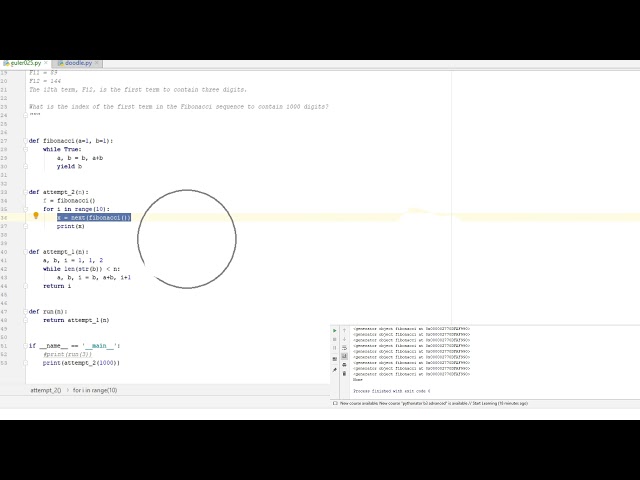 Euler and Python! Ep 025 - 1000-digit Fibonacci number