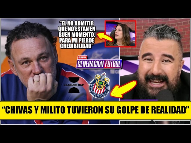 Álvaro Morales EXPLOTÓ contra MILITO: 'Era PREVISIBLE que CHIVAS quedara ELIMINADO' | Generación F