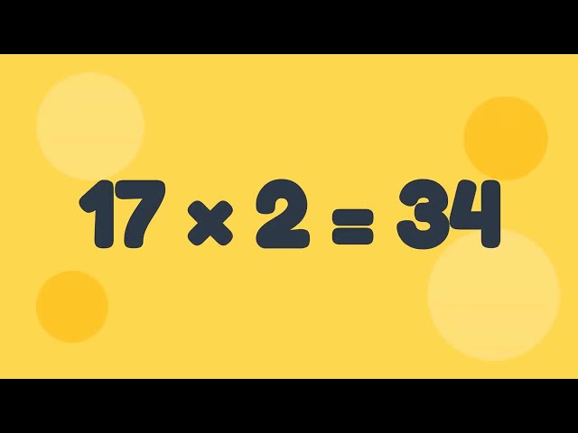 Learn table of 17 | Interactive learning | Math easy #tables #multiplication