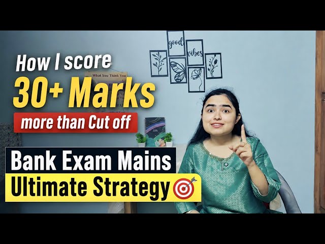 SBI PO + IBPS PO Mains 2026 Complete Study Plan by Shivani Keswani Scored 30 marks above cutoff #sbi