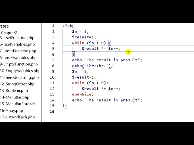 72-PHP Developer Loop: While statement | Practice