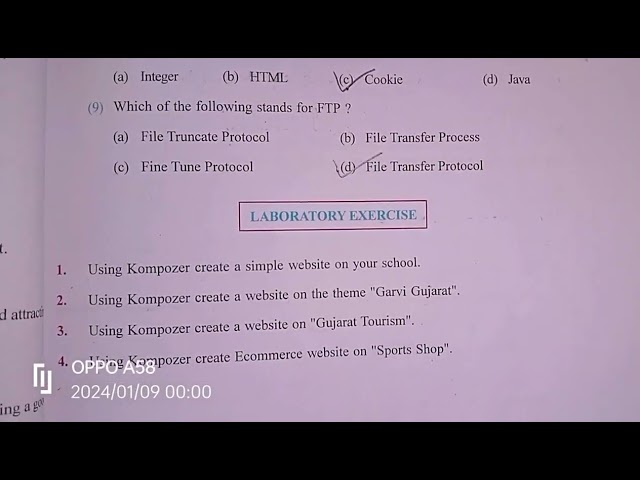 STD 12// Computer//Chapter 3//MCQ's Solution//New GSEB book 📚📚📖📖