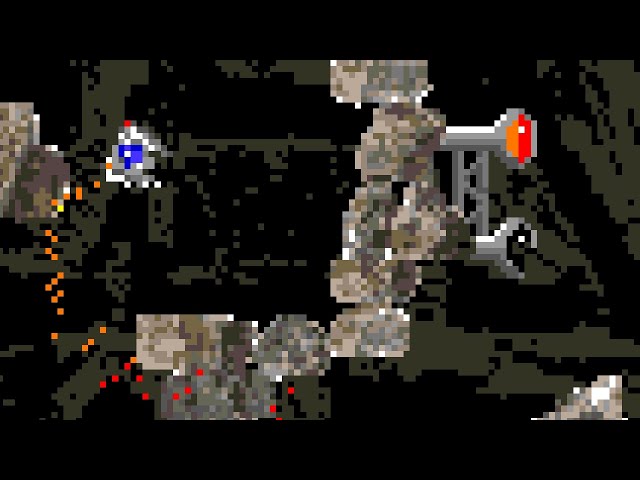 Cavey Taxi, an upcoming minigame for Atari STE (real hardware capture)