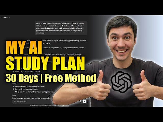 I Used ChatGPT as My Personal Tutor for 30 Days - Here's My AI Study Plan