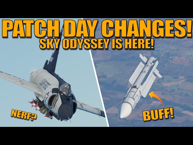 PATCH DAY! SKY ODYSSEY! CHANGES added since the LAST DEV SERVER! - War Thunder