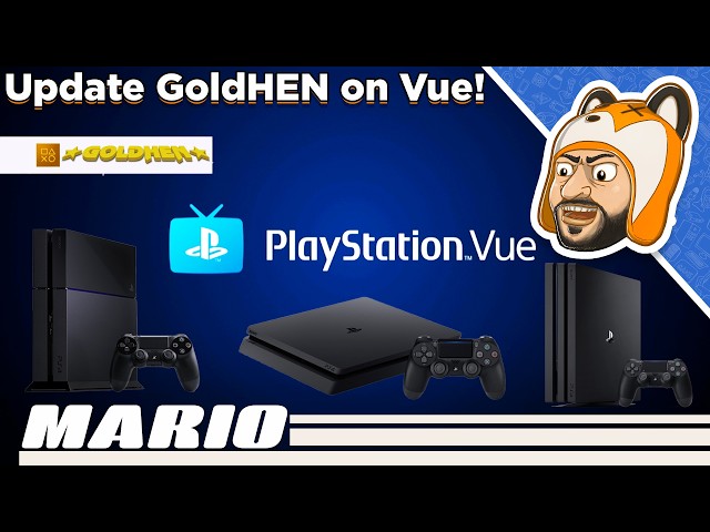 How to Update GoldHEN on a Jailbroken PS4 with Vue After Free
