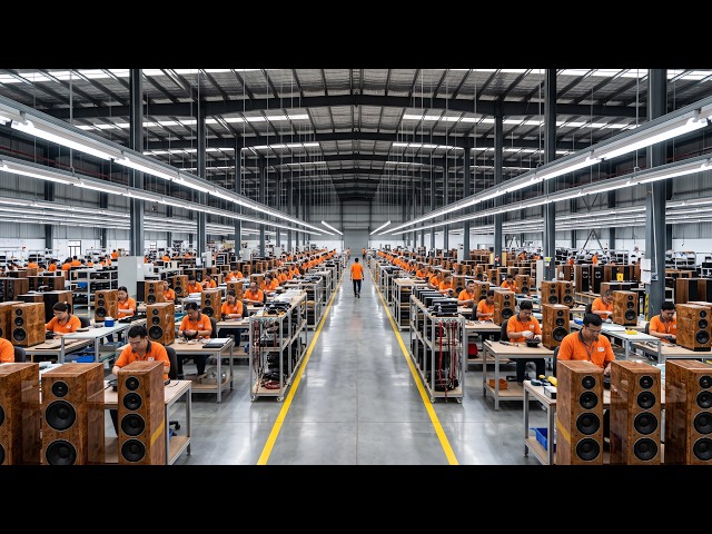 How Millions of Speakers Are Made | Inside a Massive Electronics Factory