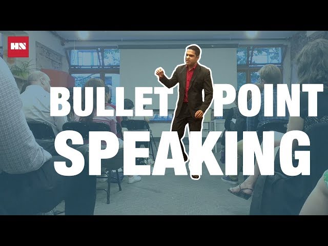 What is Bullet Point Speaking?