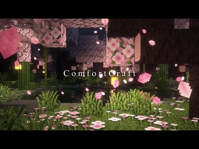 Minecraft Cherry Blossom Forest Ambience 4 Hours w/ C418 Music