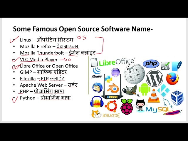 Open-Source Software || ओपन सोर्स सॉफ्टवेयर