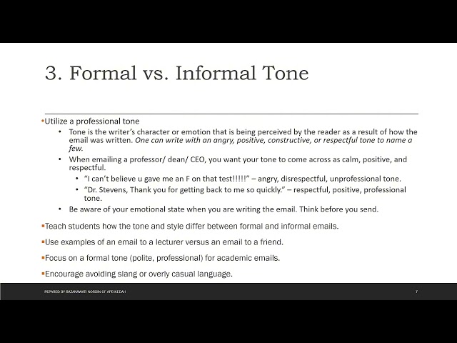 LCC113 - Email Writing