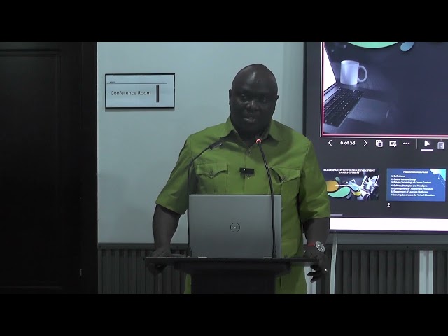 Edge Conference: Prof. Adeolu Afolabi - eLearning Content Design, Development and Deployment