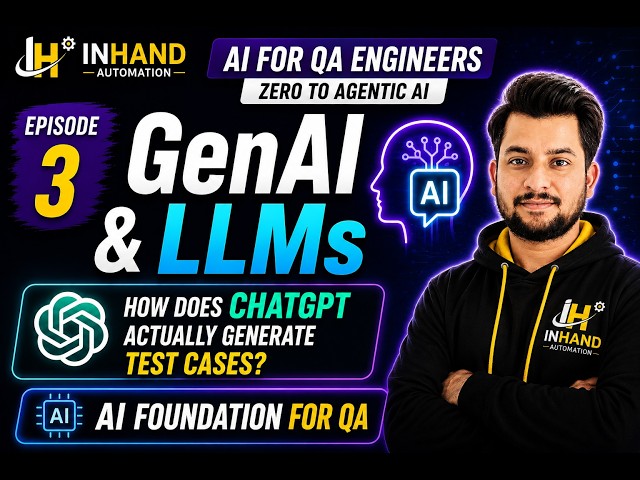 AI for QA Engineers | Episode 3 | How ChatGPT Generates Test Case? | LLMs & GenAI for QA Engineers