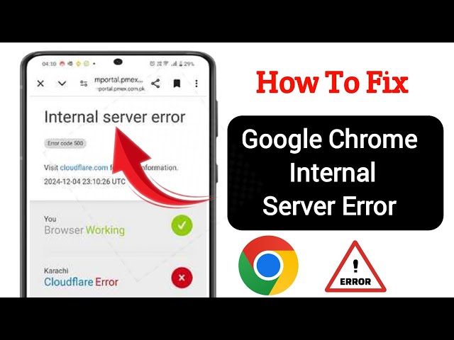 How To Fix Google Chrome Internal Server Error 500 | Fix Error Code 500 in Google Chrome 