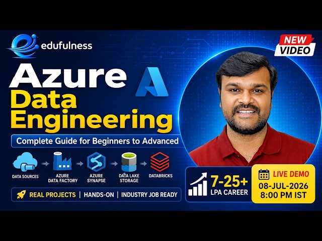 Azure Data Engineering FREE Demo Class | Course Overview & Career Roadmap (2026) | 8-7-2026 8 PM IST