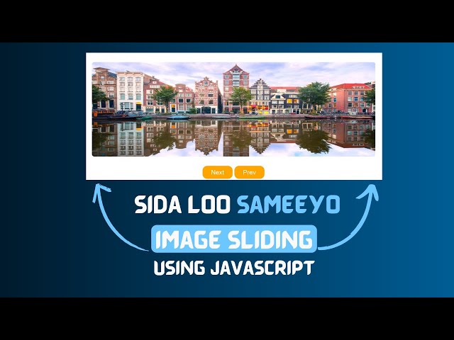 How to Make an Image Slider in JavaScript | Carousel Tutorial (HTML, CSS, JS)