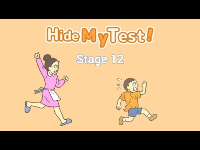 HIDE MY TEST stage 12 | Fun games | Gameplay walkthrough | Zero point test and where to hide them