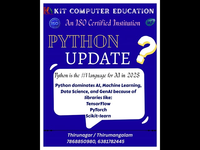 Why Python is the #1 Language for AI in 2025 | KIT Computer Education
