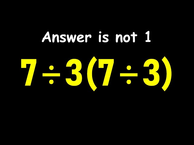99% of People Get This Wrong!