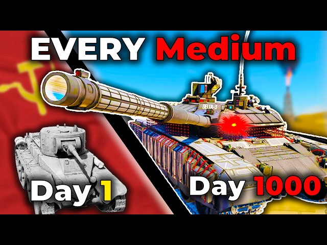 The ENTIRE Russian Medium Tank Line 💥 || 10 Kills With Each