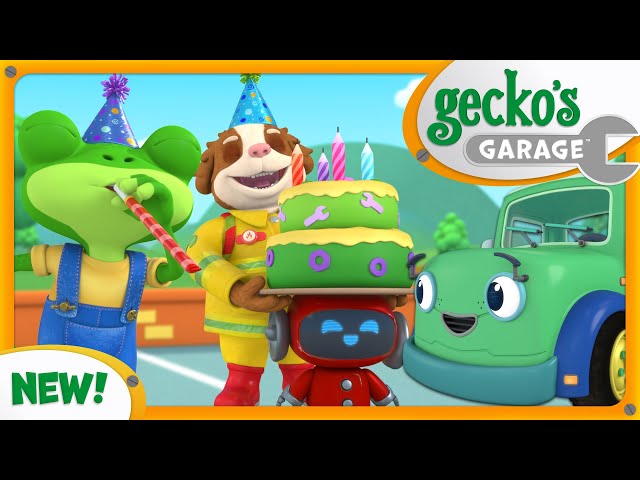 Tilly Towtruck's Birthday Surprise Party | Gecko's Garage | Brand New Episode | Trucks For Children