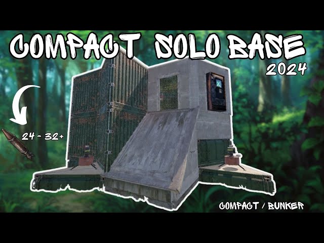 COMPACT & COZY Solo BUNKER 24+ Rockets (Guide) / Rust Base Design