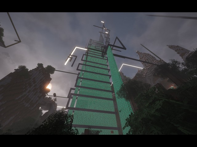 It is a minecraft building video BUT the MUSIC IS BRUTAL