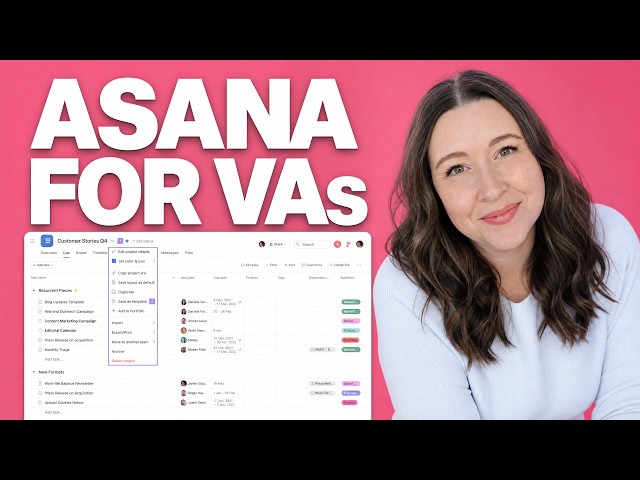 Asana Tutorial for Virtual Assistants (2026) - Free Project Management Tool
