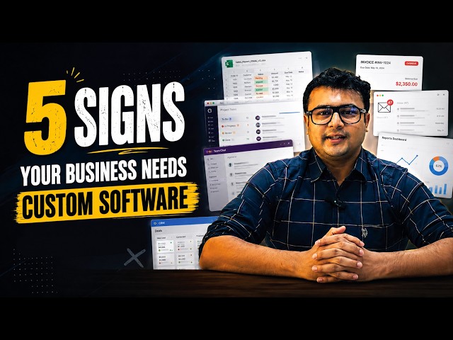 5 Signs Your Business Needs Custom Software | Founder Insights