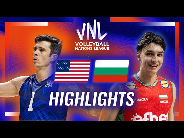 USA 🇺🇸 vs. Bulgaria 🇧🇬 - Highlights | Week 3 | Men's VNL 2026