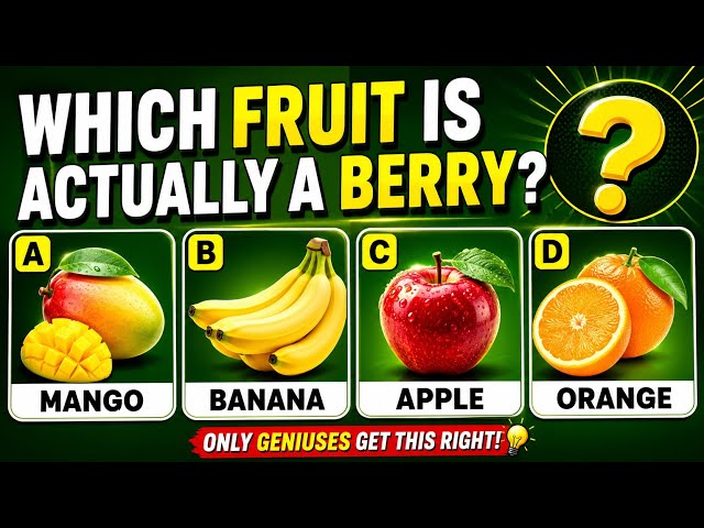 Your Mind Is Sharp If You Pass This General Knowledge / Quiz 20 Questions ❓🤔 Challenge!