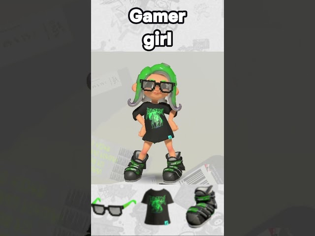 Splatoon outfit ideas pt2 #splatoon3 #splatoon
