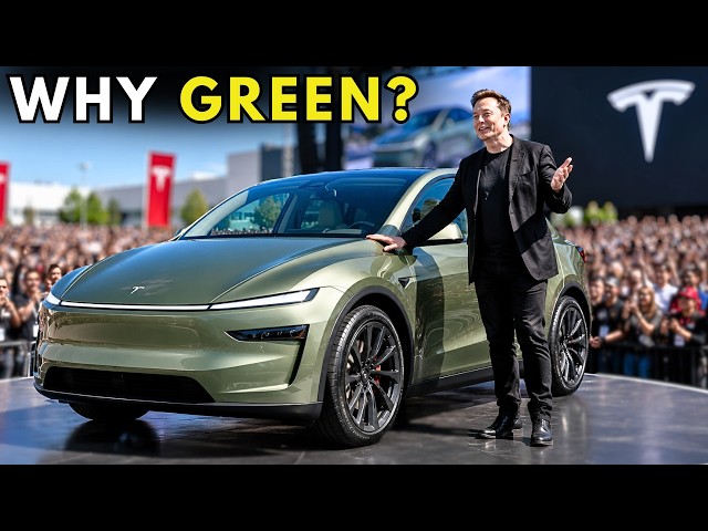Tesla Sage Green Metallic FINALLY Lands: 4th Color in 90 Days