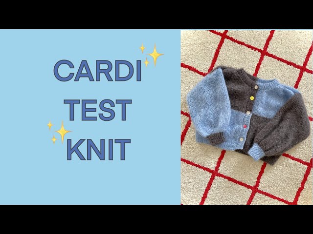 TEST KNIT: TESSA CARDI