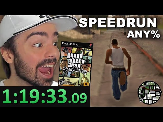 How to SPEEDRUN GTA SAN ANDREAS? - Any% speedrun [1:20:19] (2024)