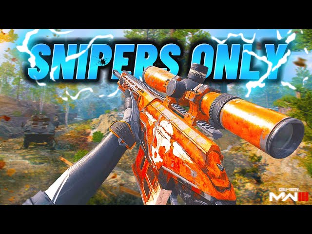 Snipers ONLY on Modern Warfare 3: Will We Remain Victorious?