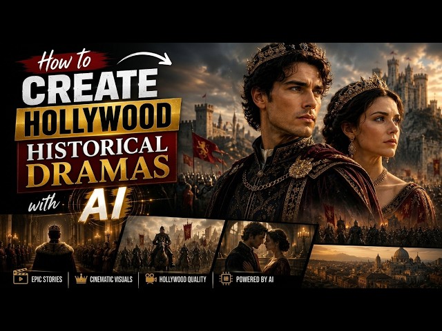 How to Create Hollywood-Style Historical Dramas Using AI - [EASY and beginner friendly]