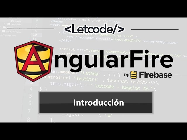 AngularFire / Introducción 🎓