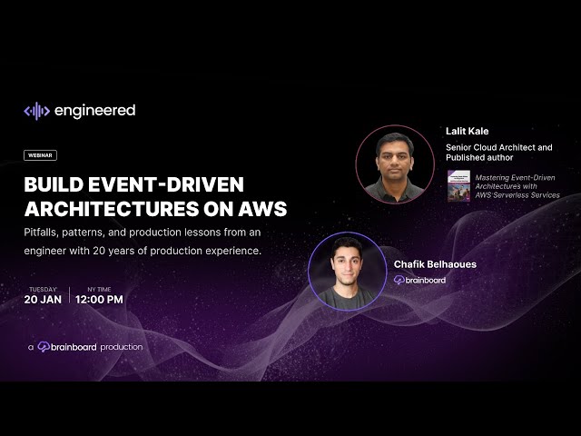 Build event-driven architecture on AWS