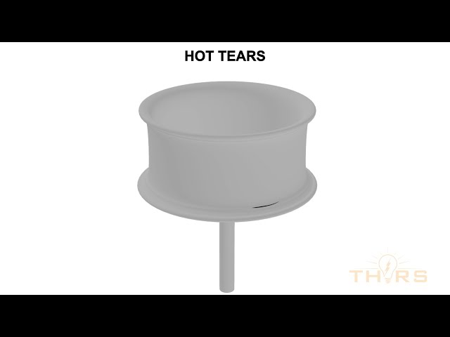 Causes of Hot Tears in LPDC || THORS Low Pressure Die Casting Basics Course Preview