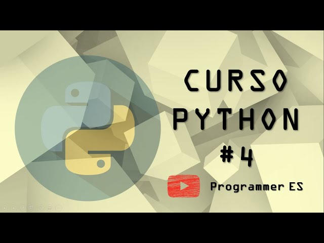 4. Función Input y (str int float) || Curso Python || Programmer ES