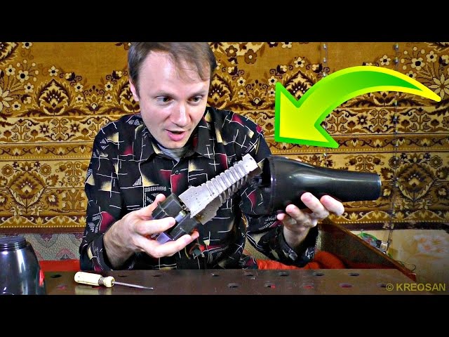 ✅МОЩНАЯ ДЫМ МАШИНА своими руками 😳💨 Парогенератор на 2000 ВАТТ  из ФЕНА 😳 Ultra 2kW by Kreosan