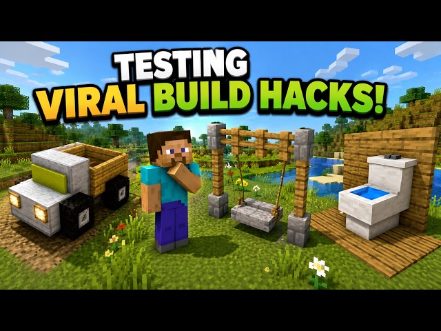 Viral Minecraft Build Hacks You NEED To Try