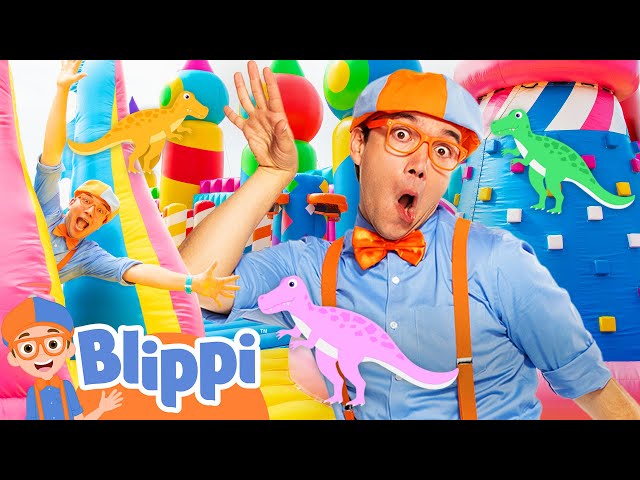 Blippi’s Colorful Dino Dance Party 🦖 🦕 - Blippi's Big 10! | Educational Videos for Kids