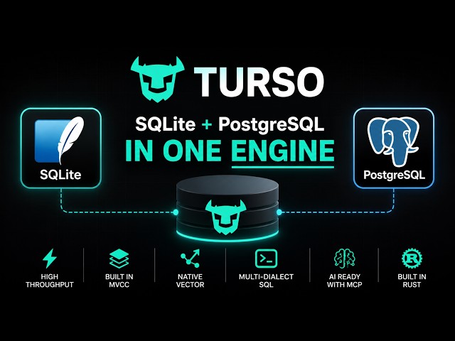 SQLite + Postgres in ONE Engine? Meet Turso!